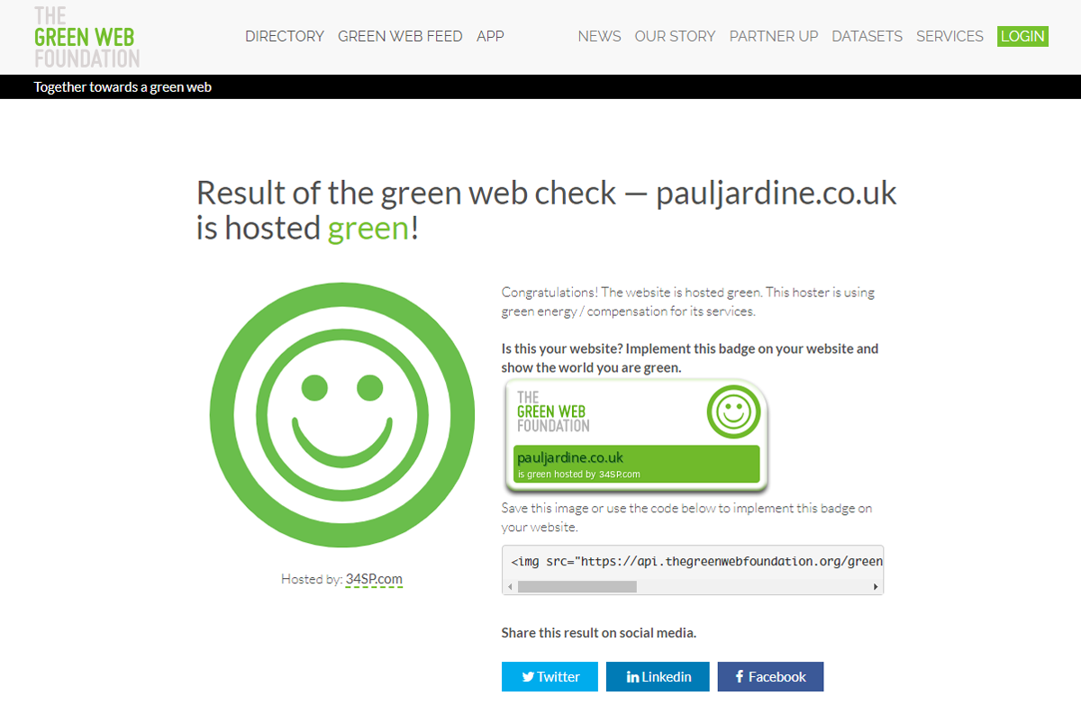 How Environmentally Friendly Is Your Website? - Paul Jardine Web Design